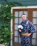 June 27: Geoff dresses up all fancy-like