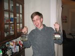 Nov 3: Hey, it's two bottles of Goldschlager! What could possibly go wrong?