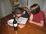 Nov 3: Grant and Jessica devour the New York Times crossword puzzle