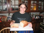 Feb 19: Jessica presents some mouth-watering homemade bread.
