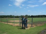 July 4: Bob and Mom show off their new farm!