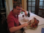 Nov 24: Geoff serves up a tasty turkey