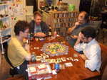 Mar 1: A late-night game of Settlers at game night