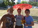 Jun 21: A Stavenhagen family photo at the farmer's market