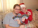 Dec 25: Jeremy and Carrie win the lottery. Thanks, Santa!