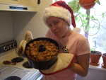 Dec 28: Carrie bakes monkey bread. Tasty!