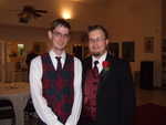 Jan 11: Nate and Jeremy at Nate & Elizabeth's wedding. Congrats!