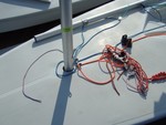 19 - Check the lines around the mast
